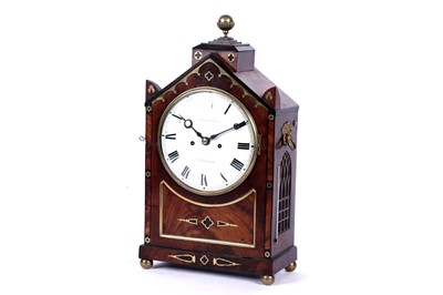 Lot 539 - An early 19th Century mahogany cased bracket clock