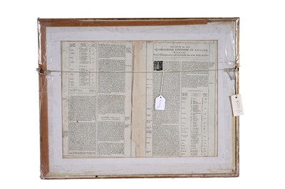 Lot 82 - A 17th Century hand-tinted map of The Kingdome Of England, by John Speed