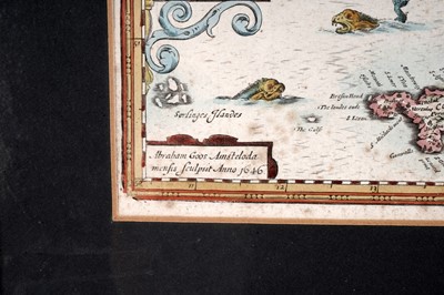 Lot 82 - A 17th Century hand-tinted map of The Kingdome Of England, by John Speed