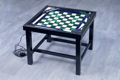 Lot 115 - A Charles Rennie Mackintosh inspired chess table