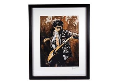 Lot 556 - Ronnie Wood - Before They Make Me Run | screenprint