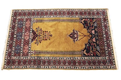Lot 123 - A Caucasian Afghan prayer rug