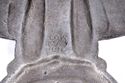 Lot 900 - German Second World War railway mounting eagle plaque