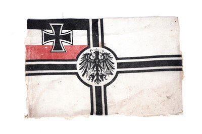 Lot 1207 - A small German Imperial Naval ensign flag