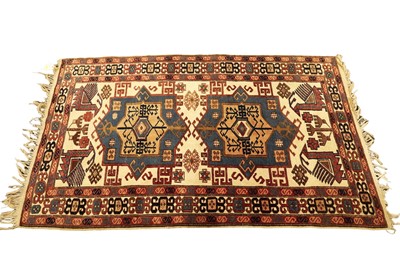 Lot 120 - A Caucasian Afghan rug