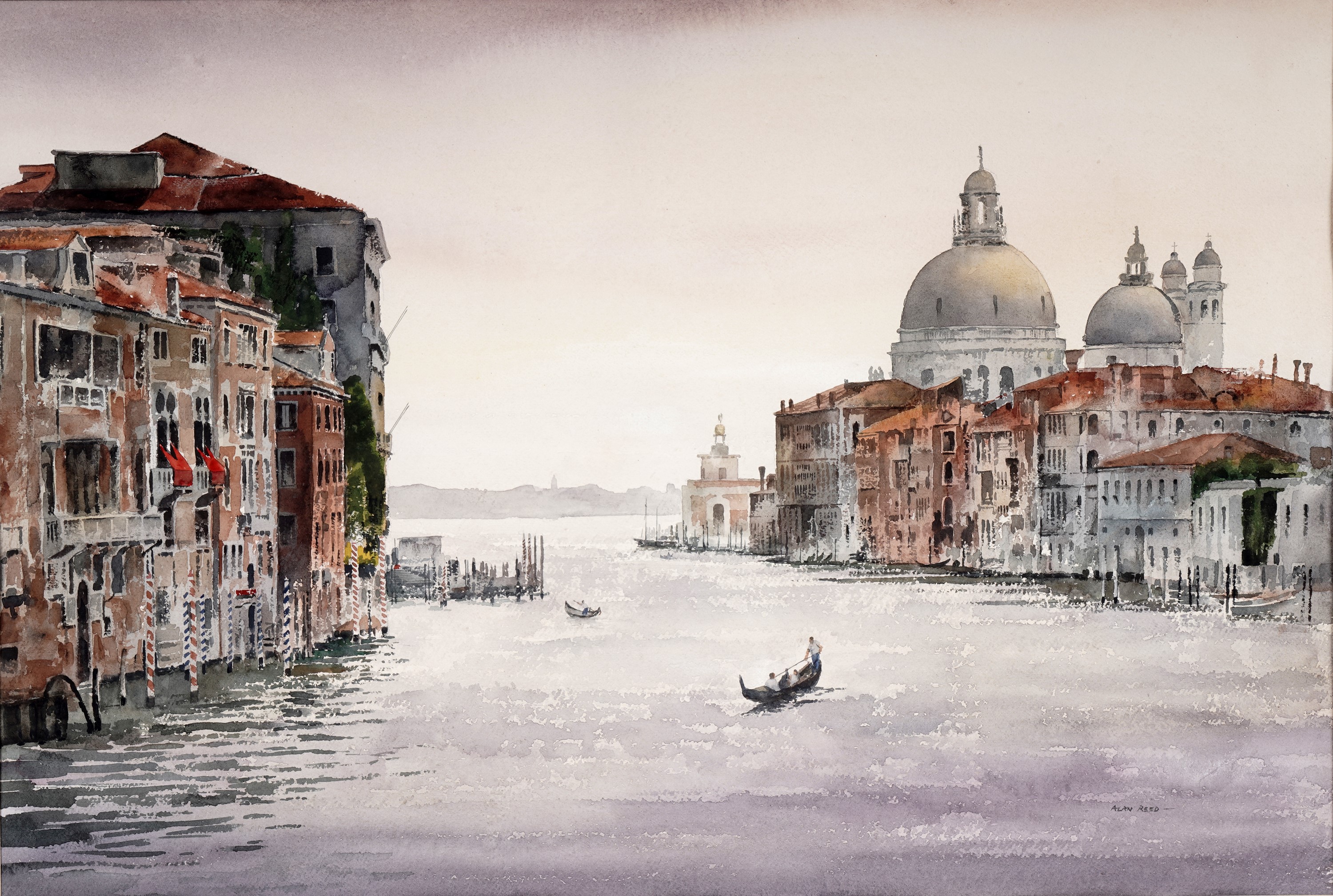 Lot 515 - Alan Reed - Venice | watercolour