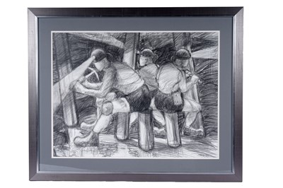Lot 25 - Tom Dack - Faceworkers | pencil