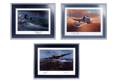 Lot 506 - After Philip West - Three Second World War Aviation Scenes | limited edition prints