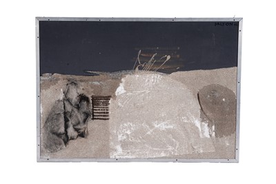 Lot 513 - Derek Dalton - On the beach | mixed media