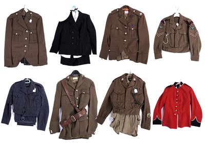 Lot 522 - A selection of British military interest uniforms
