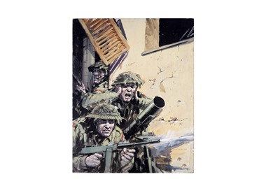 Lot 503 - Graham Coton - Original cover art work | body colour on masonite