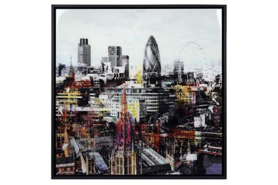 Lot 70 - Paco Raphael - London Sky | mixed media