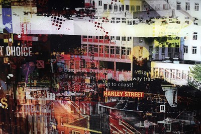 Lot 70 - Paco Raphael - London Sky | mixed media