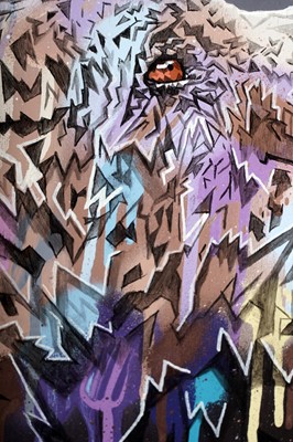 Lot 71 - Stephen Ford - Tall Saint | oil