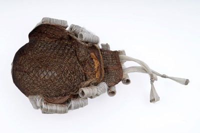 Lot 289 - A 19th Century barrister’s wig and black japanned tin
