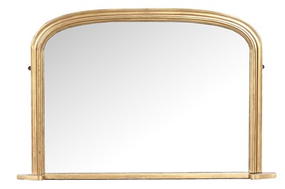 Lot 141 - A 19th Century overmantel mirror