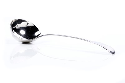 Lot 486 - A George IV silver ladle