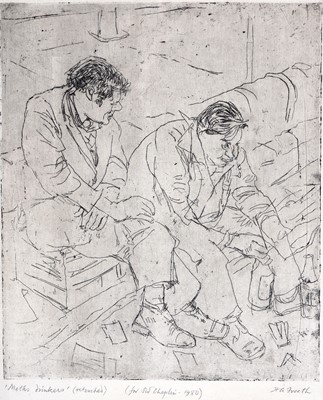Lot 732 - Hubert Andrew Freeth - Meths Drinkers | etching
