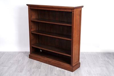 Lot 42 - A Victorian mahogany open bookcase