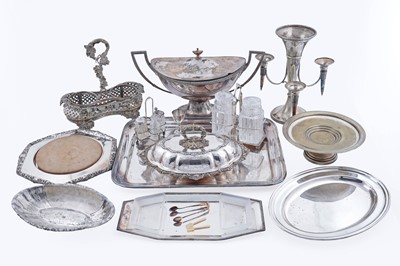 Lot 423 - A collection of 19th Century and later silver-plated wares