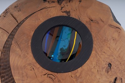 Lot 94 - Scott Irvine burr ash centrepiece