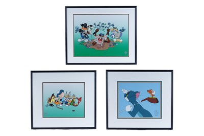 Lot 169 - A group of three limited edition Warner Brothers sericels