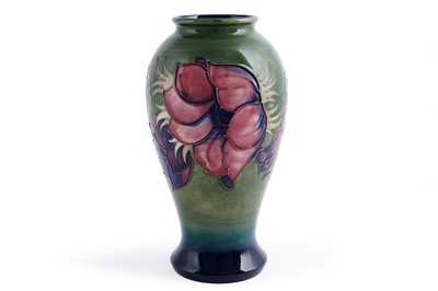 Lot 298 - A Moorcroft baluster shaped ‘Anemone’ pattern vase