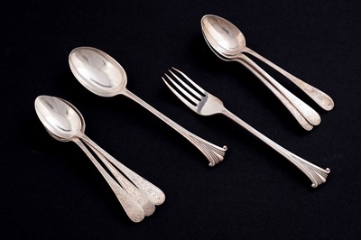 Lot 482 - Six Victorian silver teaspoons