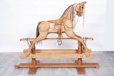 Lot 208 - A rocking horse
