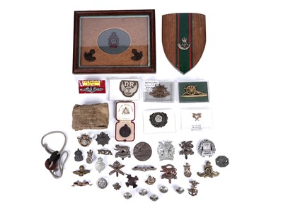 Lot 516 - A selection of Allied forces cap and other badges