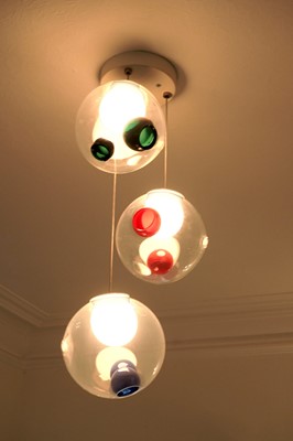 Lot 57 - Bocci Lighting: a series 28 three pendant ‘Random’ chandelier