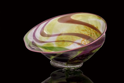 Lot 88 - Jane Charles sculptural glass bowl