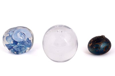 Lot 89 - Glasform paperweight; and two others