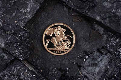 Lot 446 - An Elizabeth II 1980 gold proof sovereign