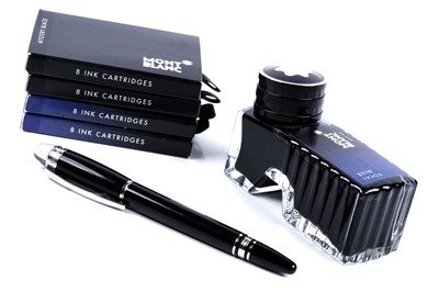 Lot 460 - A Montblanc Starwalker rollerball pen with ink and cartridges
