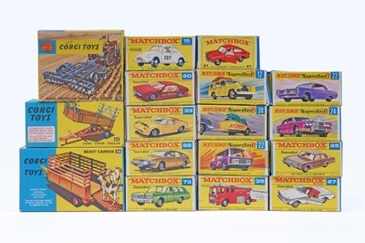 Lot 545 - A collection of boxed Matchbox and Corgi Toys diecast vehicles