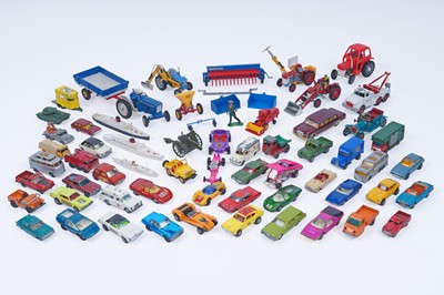 Lot 546 - A collection of loose diecast vehicles by various makers