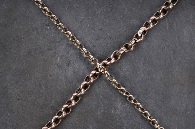 Lot 278 - Two 9ct gold bracelets