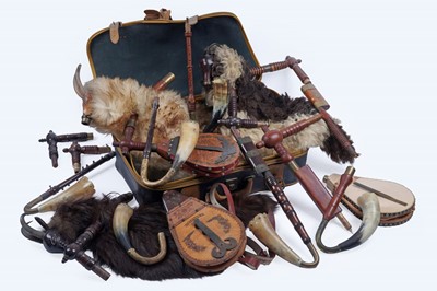 Lot 431 - Two sets of Czechoslovakian bagpipes