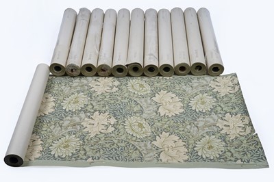 Lot 402 - Twelve rolls of Sanderson Wallpapers hand printed wallpaper