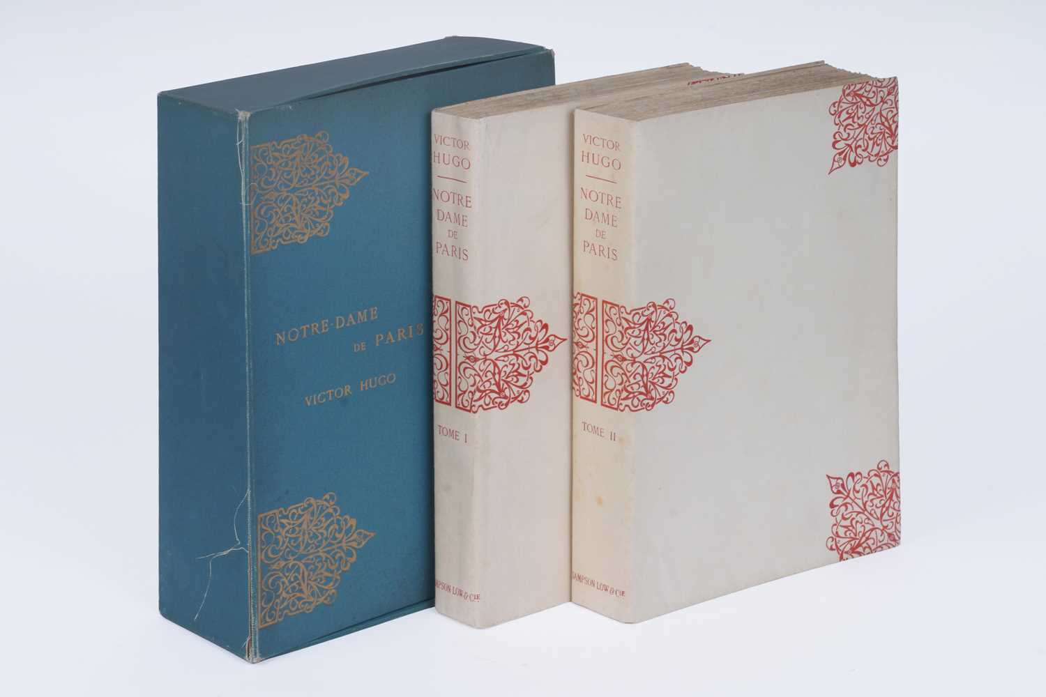 Lot 27 - Victor Hugo's Notre-Dame De Paris, two vols. | limited De Luxe edition 20/25