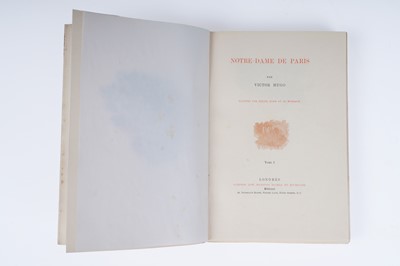 Lot 27 - Victor Hugo's Notre-Dame De Paris, two vols. | limited De Luxe edition 20/25