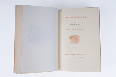 Lot 27 - Victor Hugo's Notre-Dame De Paris, two vols. | limited De Luxe edition 20/25