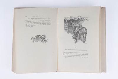 Lot 27 - Victor Hugo's Notre-Dame De Paris, two vols. | limited De Luxe edition 20/25
