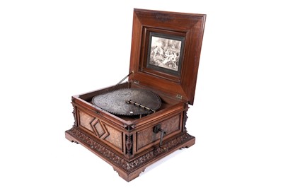 Lot 90 - A late 19th Century Polyphon and discs