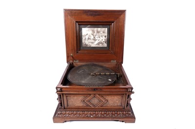 Lot 90 - A late 19th Century Polyphon and discs