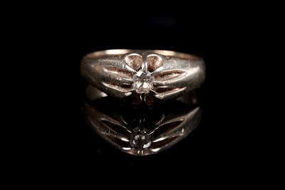 Lot 330 - A single stone diamond ring