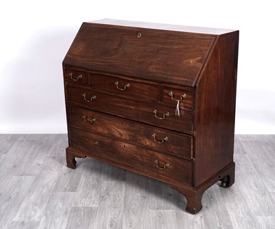 Lot 49 - A George III mahogany bureau