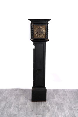 Lot 65 - An 18th Century ebonised 8 day longcase clock