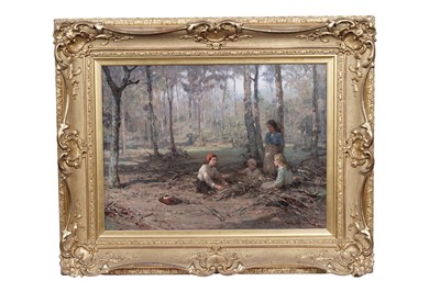 Lot 205 - William Pratt - Gathering Faggots | oil